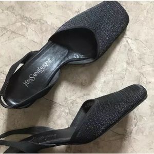 Vintage YSL sandal heels size 8.5